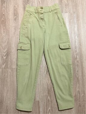 Wilfred Free Aritzia Women’s Cargo Pants Size 4 Sage Green High Rise Utility